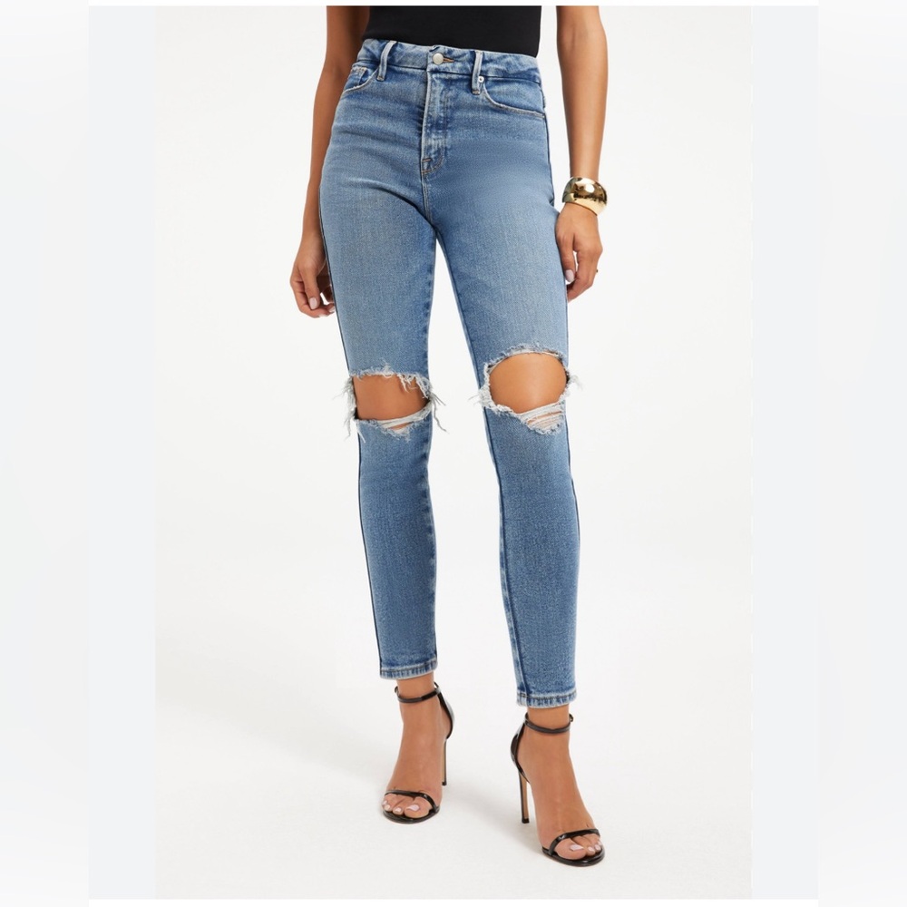 Good American Jeans Good Curve Skinny Crop size 6/ 28